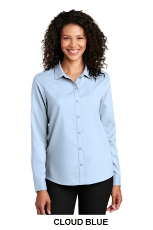 Port Authority ® Ladies Long Sleeve Performance Staff Shirt.  PORT A.  LW401